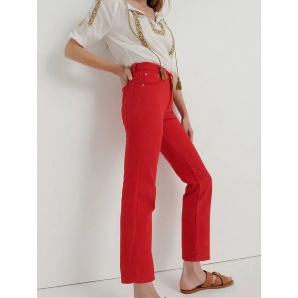 Lucky Brand Coral Sweet 'N Crop Jeans Size 8/29